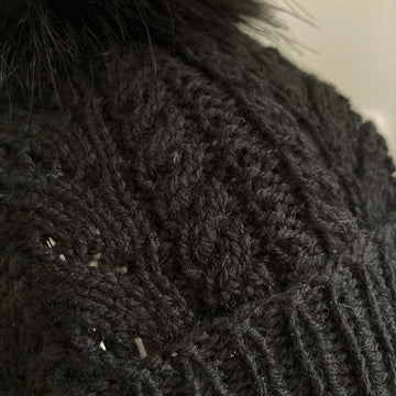 Pretty Cables Beanie Hat DK