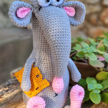Rat amigurumi toy crochet pattern P6