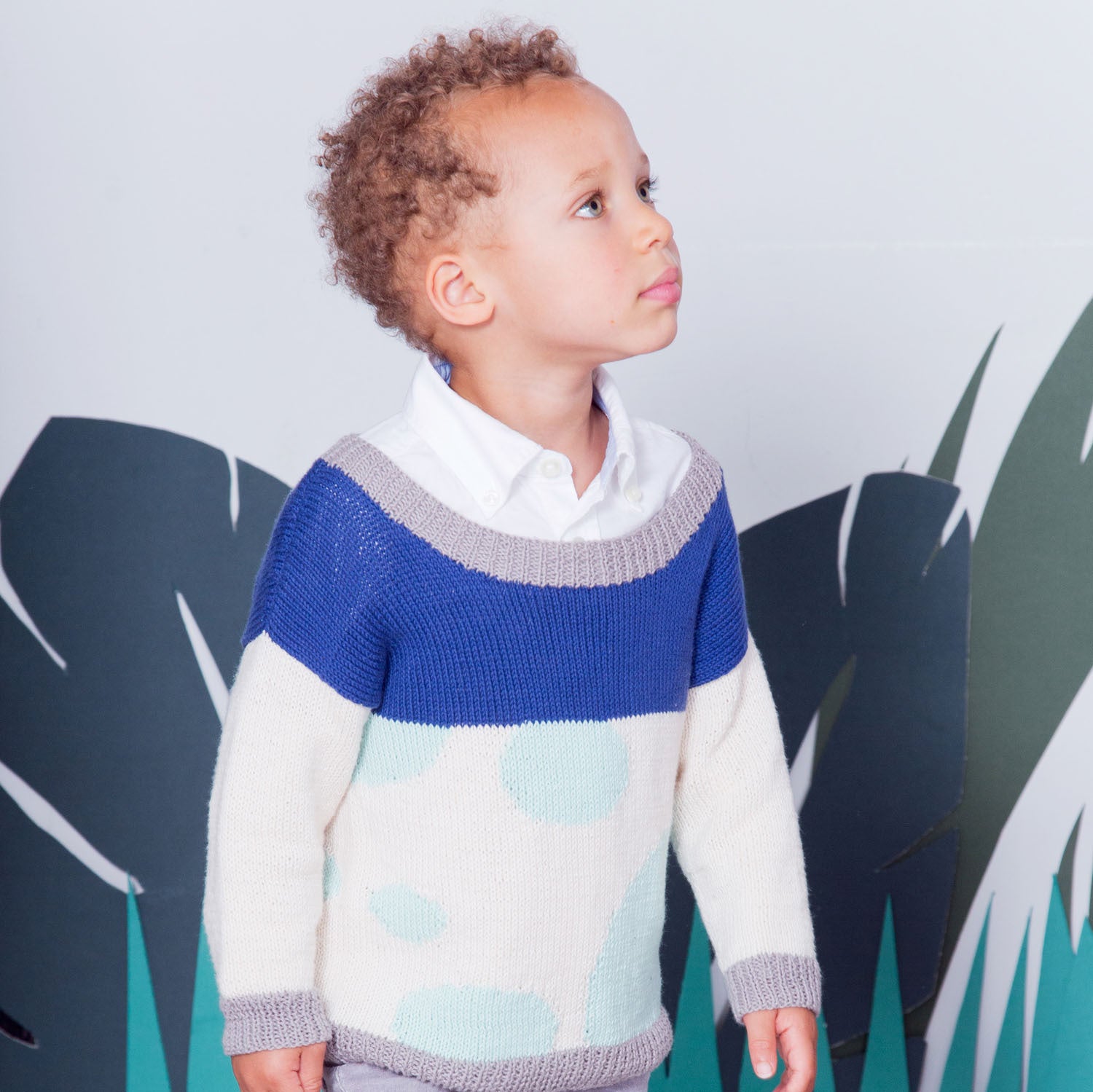 "Maja Jumper" - Jumper Knitting Pattern in MillaMia Naturally Soft Cotton