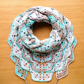 Waves shawl