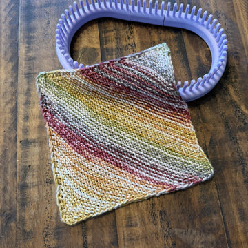 Not Your Grandma's Dishcloth - a loom knit pattern