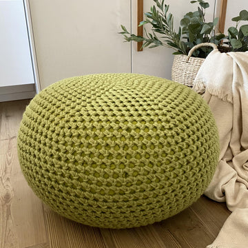 Super Chunky in Eskimo Puff Ottoman