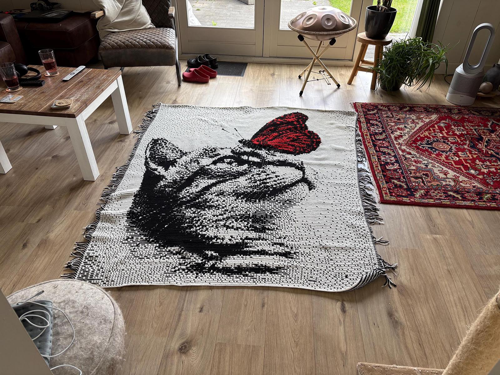 Overlay Mosaic "KITTY AND BUTTERFLY (smaller)"