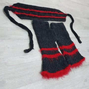 Simple Stripe Wrist and Ear Warmer