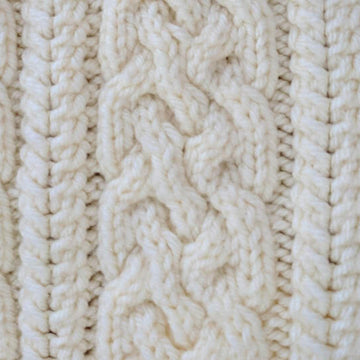Aran Baby Car Seat Blanket