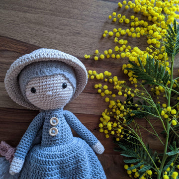 Sophie, crochet doll