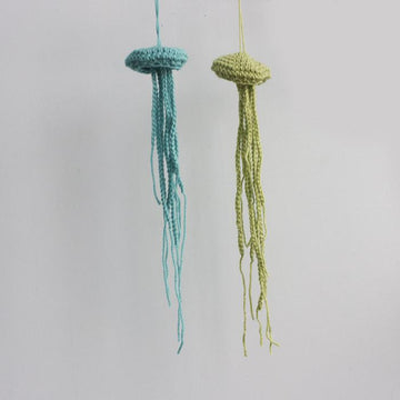 Jellyfish Amigurami Home Decor