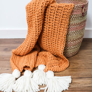 Hello Harvest Chunky Blanket