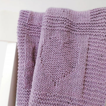 HEARTS Blanket (Aran Yarn)