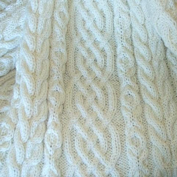 Celtic Aran Afghan