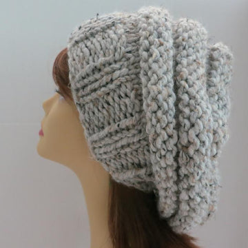 Chunky Mini-Beehive Slouch Hat Pattern