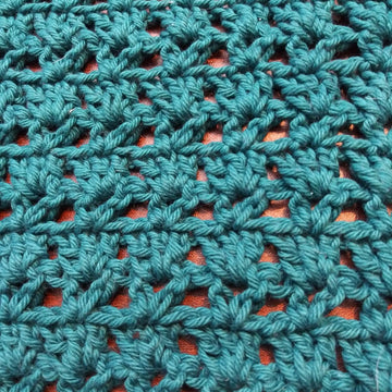 Double Crochet Lace Washcloth