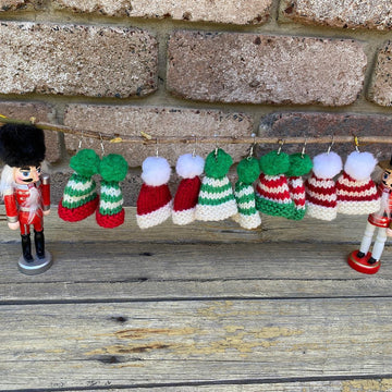 Santa Sleigh Bells Mini Beanies