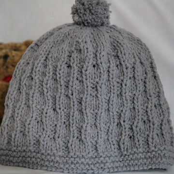 Gray Cloud Baby Hat