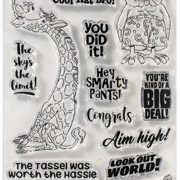 Art Impressions Graduation Clear Stamp - Graduation