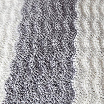 Wavy Chevron Baby Blanket