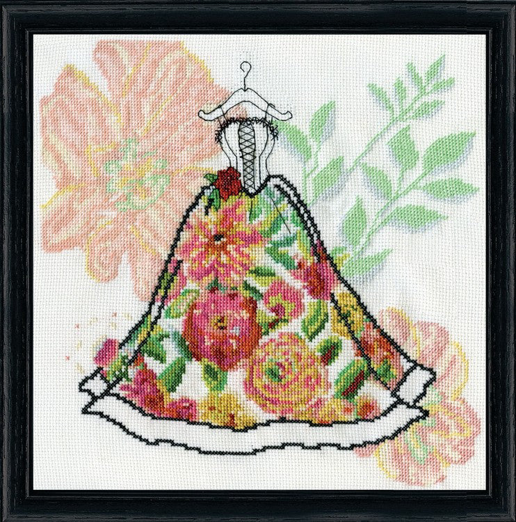 Design Works Corset Dress Cross Stitch Kit