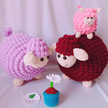 Grandparents sheep- crochet pattern - PDF file - English