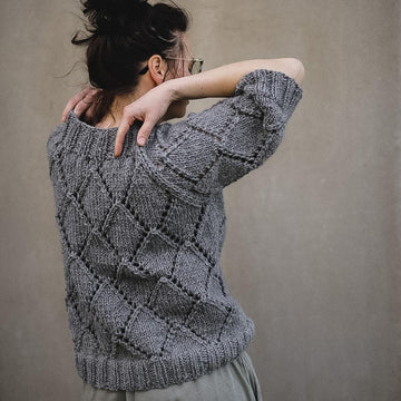 Diamond chunky pullover