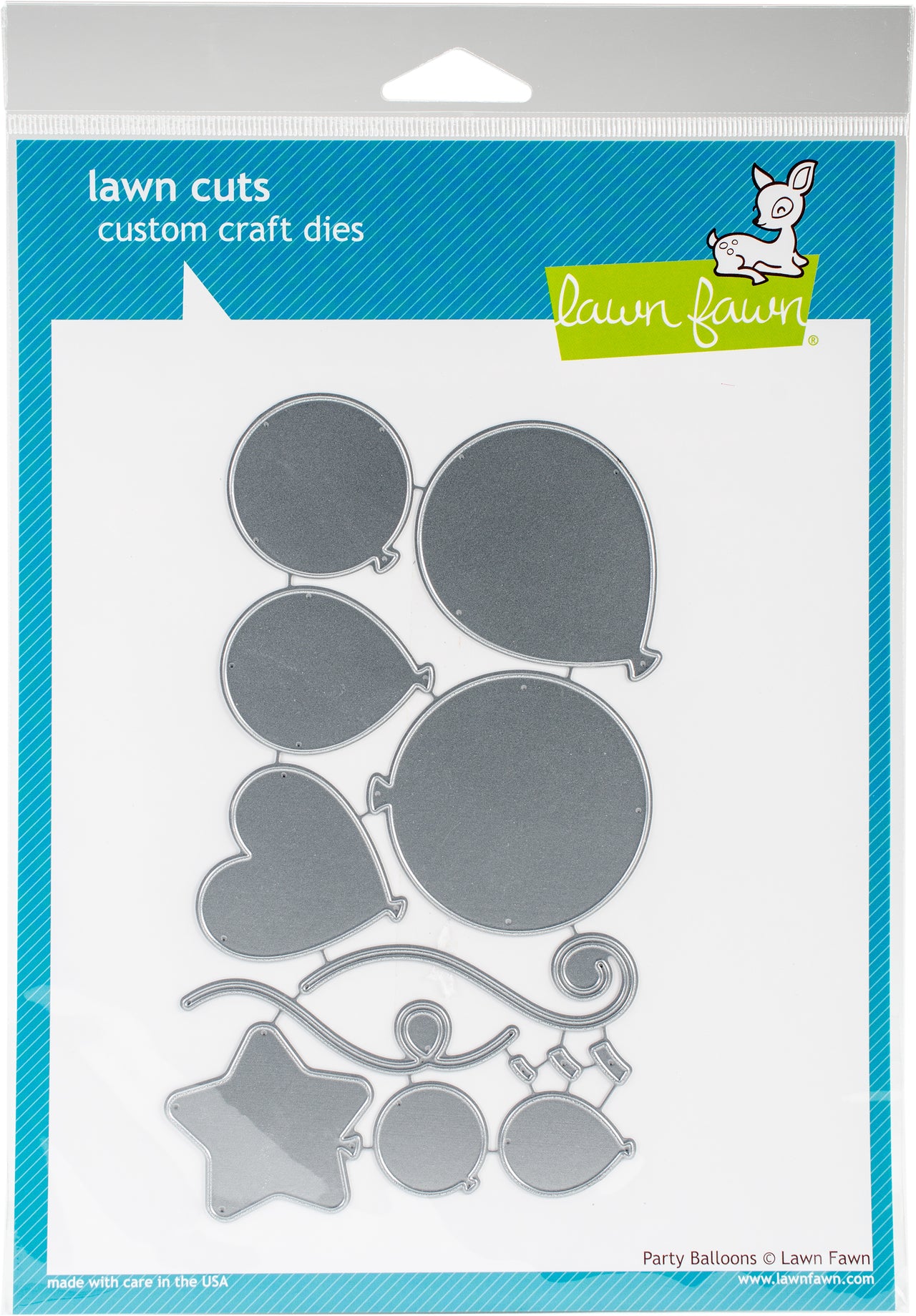 Lawn Fawn Lawn Cuts Custom Craft Die - Party Balloons