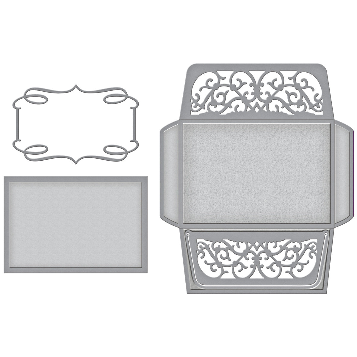 Spellbinders Shapeabilities Dies - Card, Envelope And Liner Set
