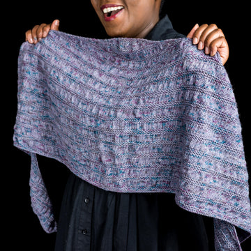 Ruched Shawl - Fingering