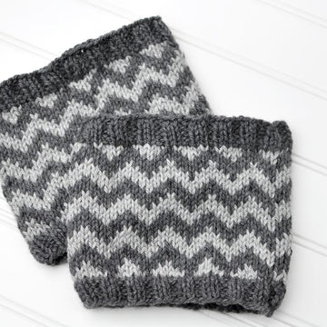 Chevron Boot Cuffs