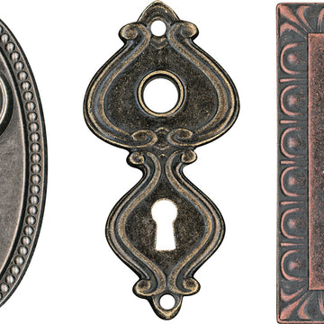 Advantus Idea-Ology Metal Large Keyholes 3/Pkg - 1.25"X2.5"
