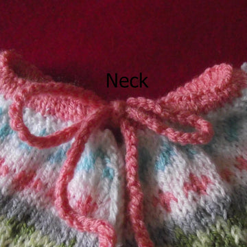 Babies Fair Isle Poncho - 12 months