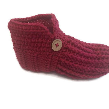 Textured Crochet  Booties