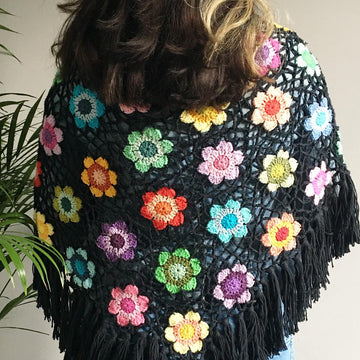 Happy Flower Shawl