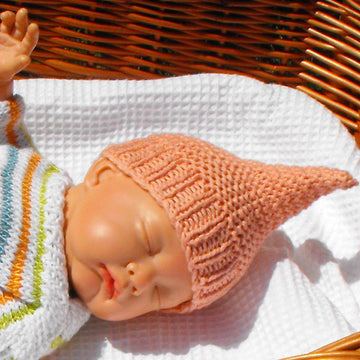 Baby Peach Pixie Hat