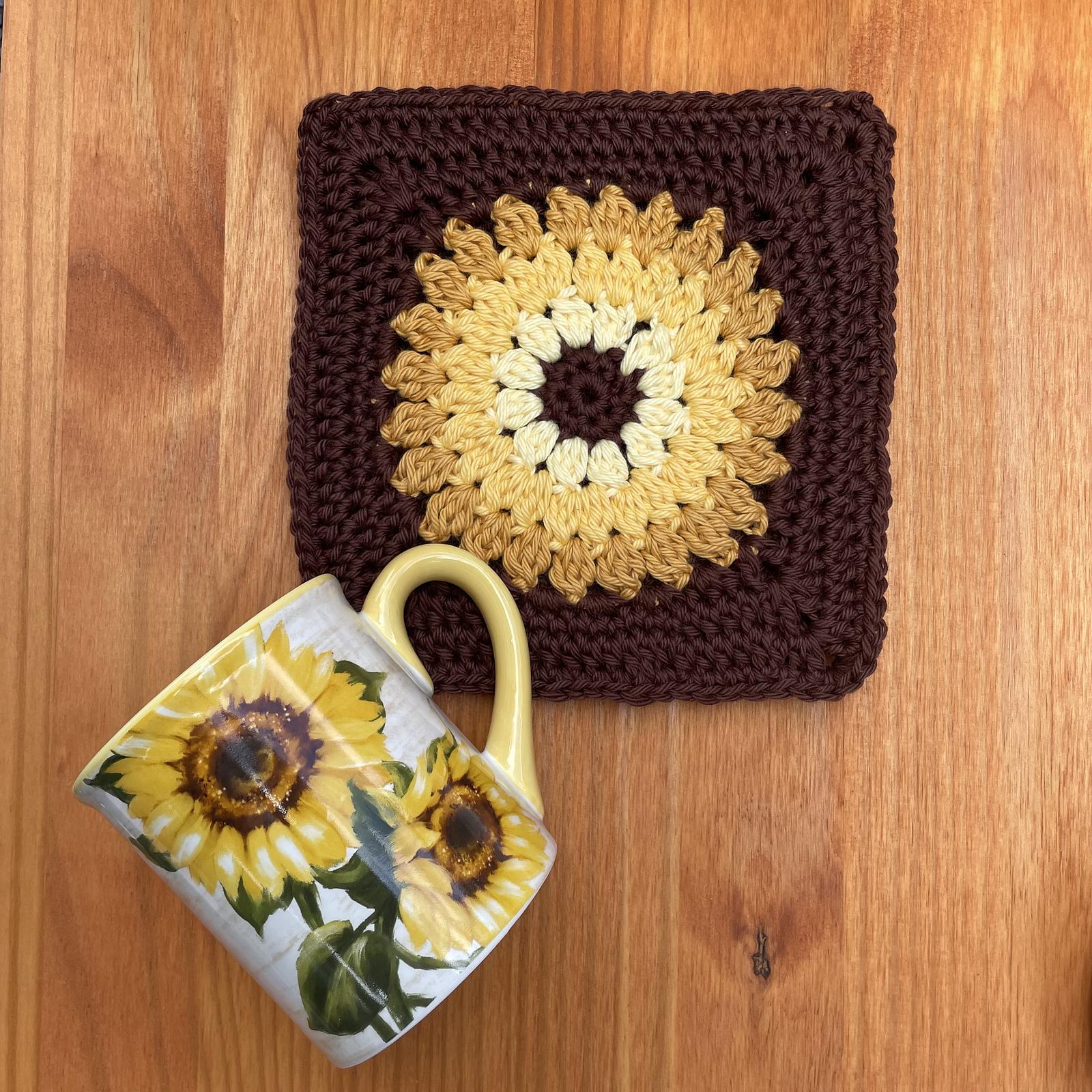 Boho Sunflower Trivet