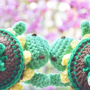 Bubbles The Turtle Security Blanket Amigurumi Lovey