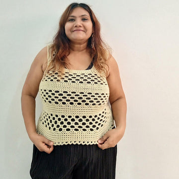 Honeycomb Tank Top Crochet Pattern