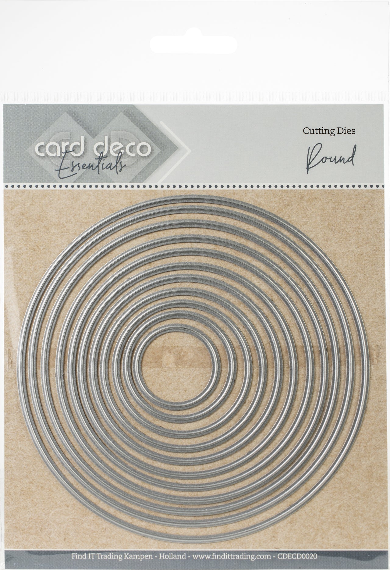 Find It Trading Card Deco Essentials Nesting Cutting Dies - Round