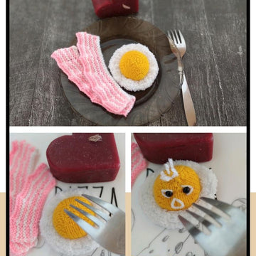 Gudetama with bacon