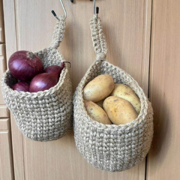Hanging baskets for kitchen