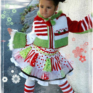 Christmas Hand Knitted Jacket