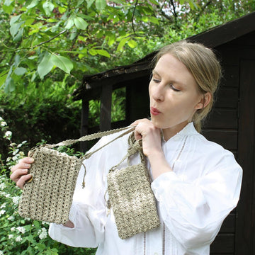 Hemp Twine Crossbody Bag
