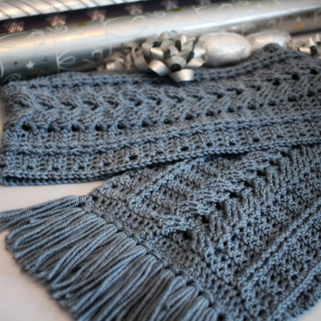 Blissful Cabled Scarf