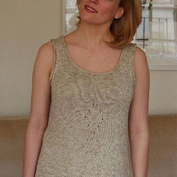 Flared Tank Top to Knit
