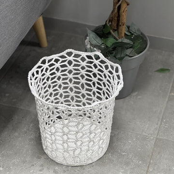 Star Lace Waste Paper Bin