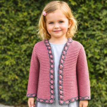 Knitting Pattern Girls Cardigan Baby AlpenChic | Traditional Jacket | Children's Knitwear PDF