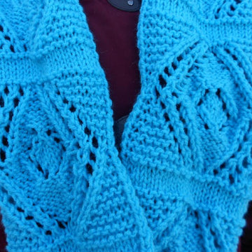Bold Squares Infinity Scarf