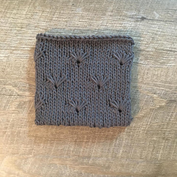 Knitted Square Daisy Stitch
