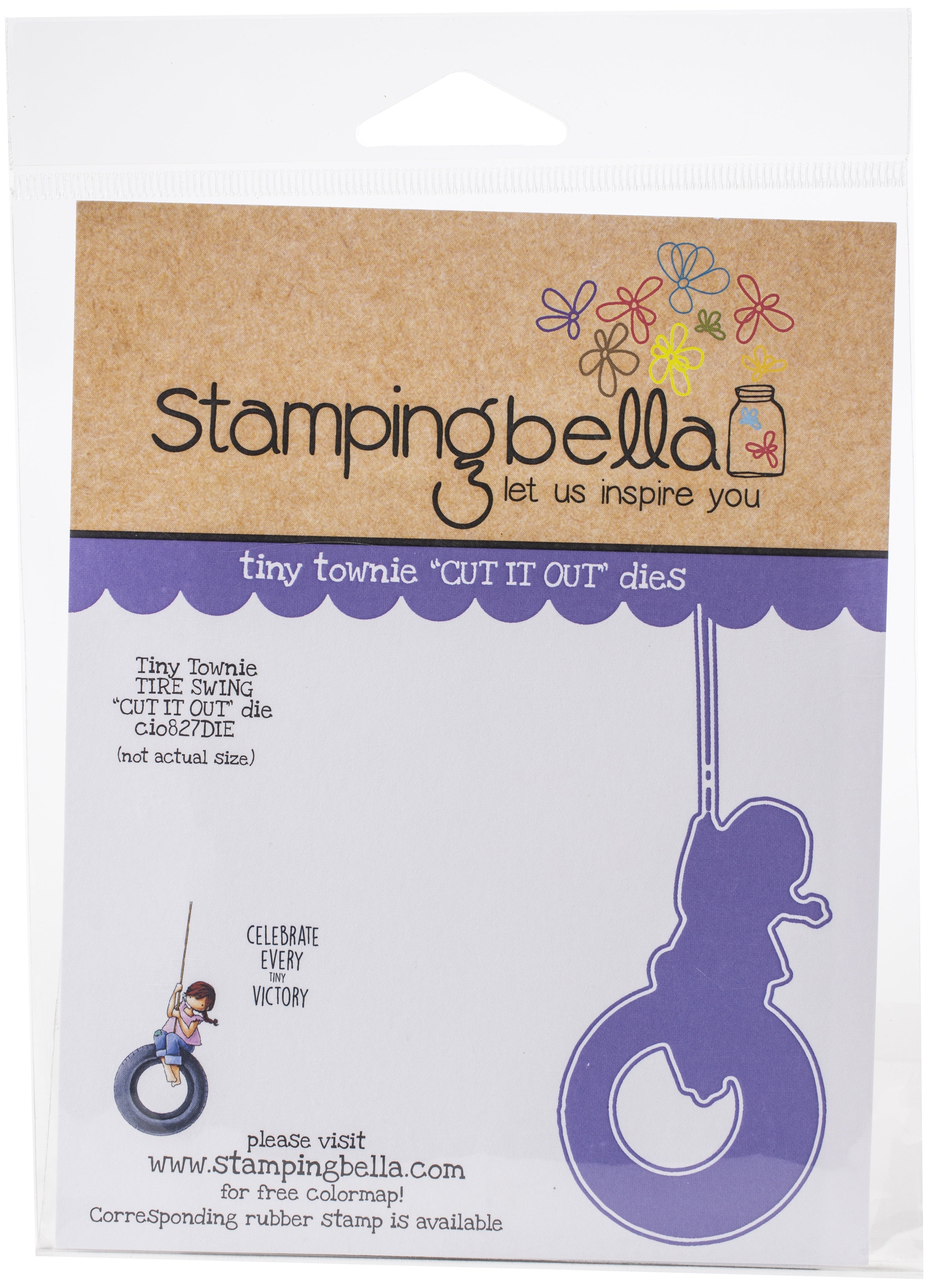 Stamping Bella Cut It Out Dies - Tiny Townie Tire Swing