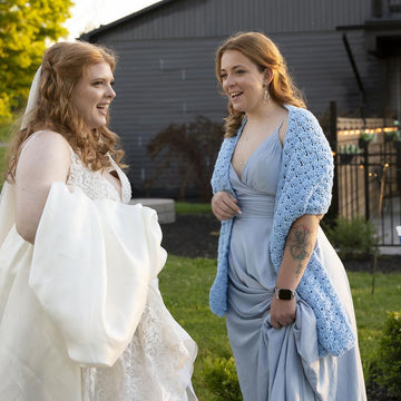 Shell Stitch Wedding Shawl
