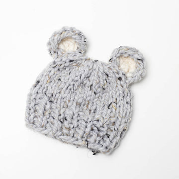 Two Tone Bear Ears Hat