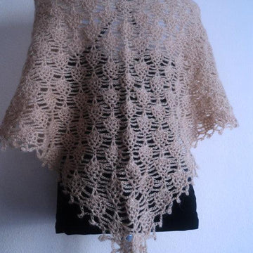 Pineapple Lace Shawl